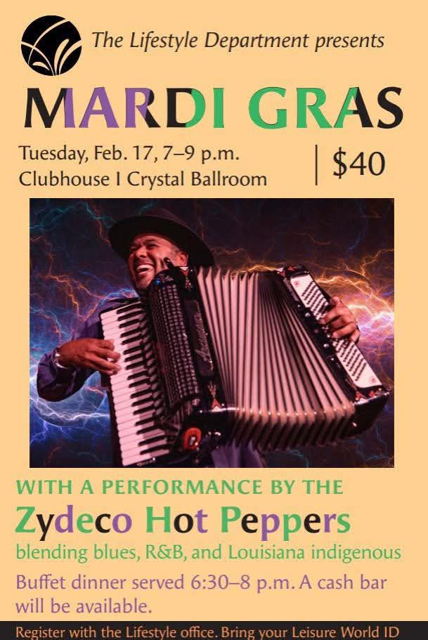 The Lifestyle Department Presents: 2026 Mardi Gras Dance