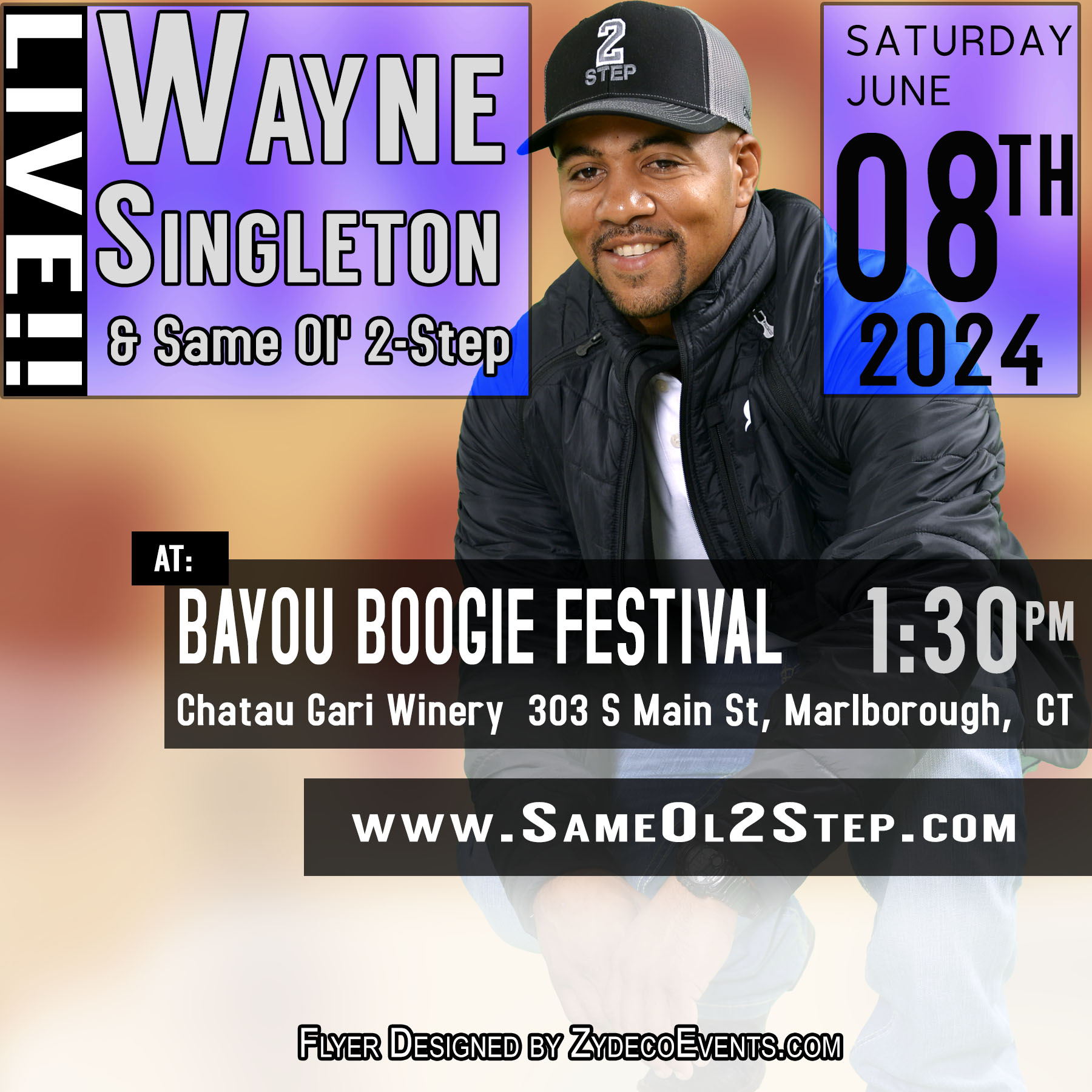 Wayne Singleton & Same Ol 2 Step - LIVE @ 2024 Bayou Boogie Festival