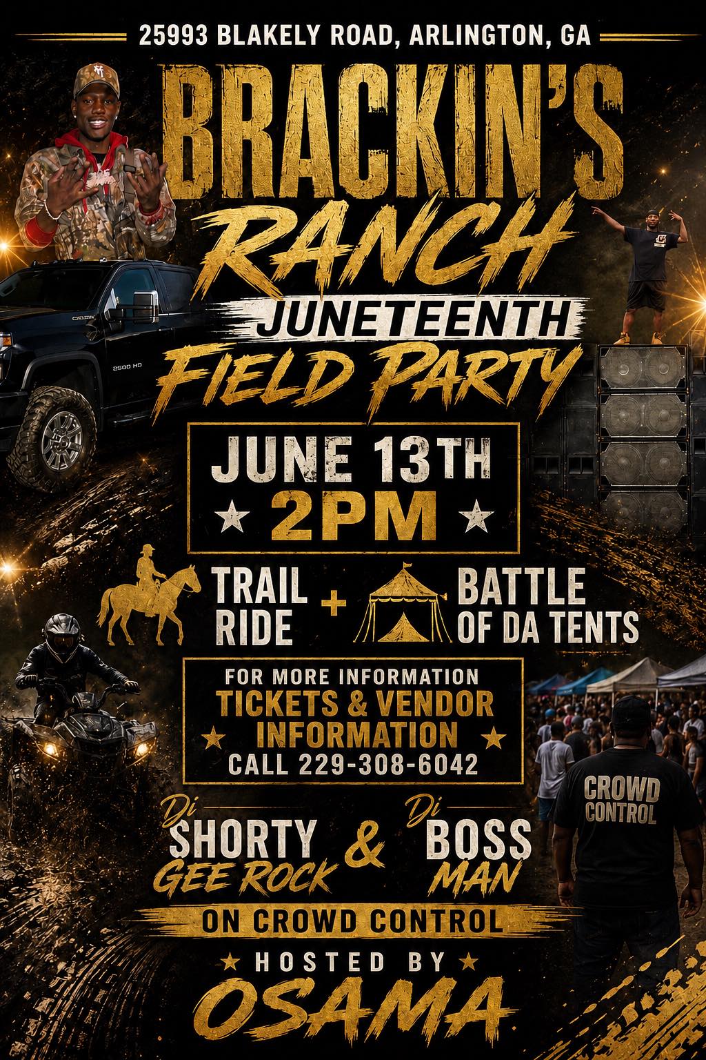 2026 Brakin's Ranch Juneteenth Trailride & Field Party