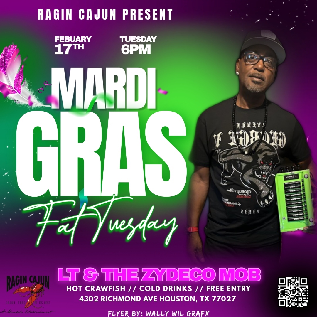 Rajun Cajun Present: Mardi Gras Fat Tuesday
