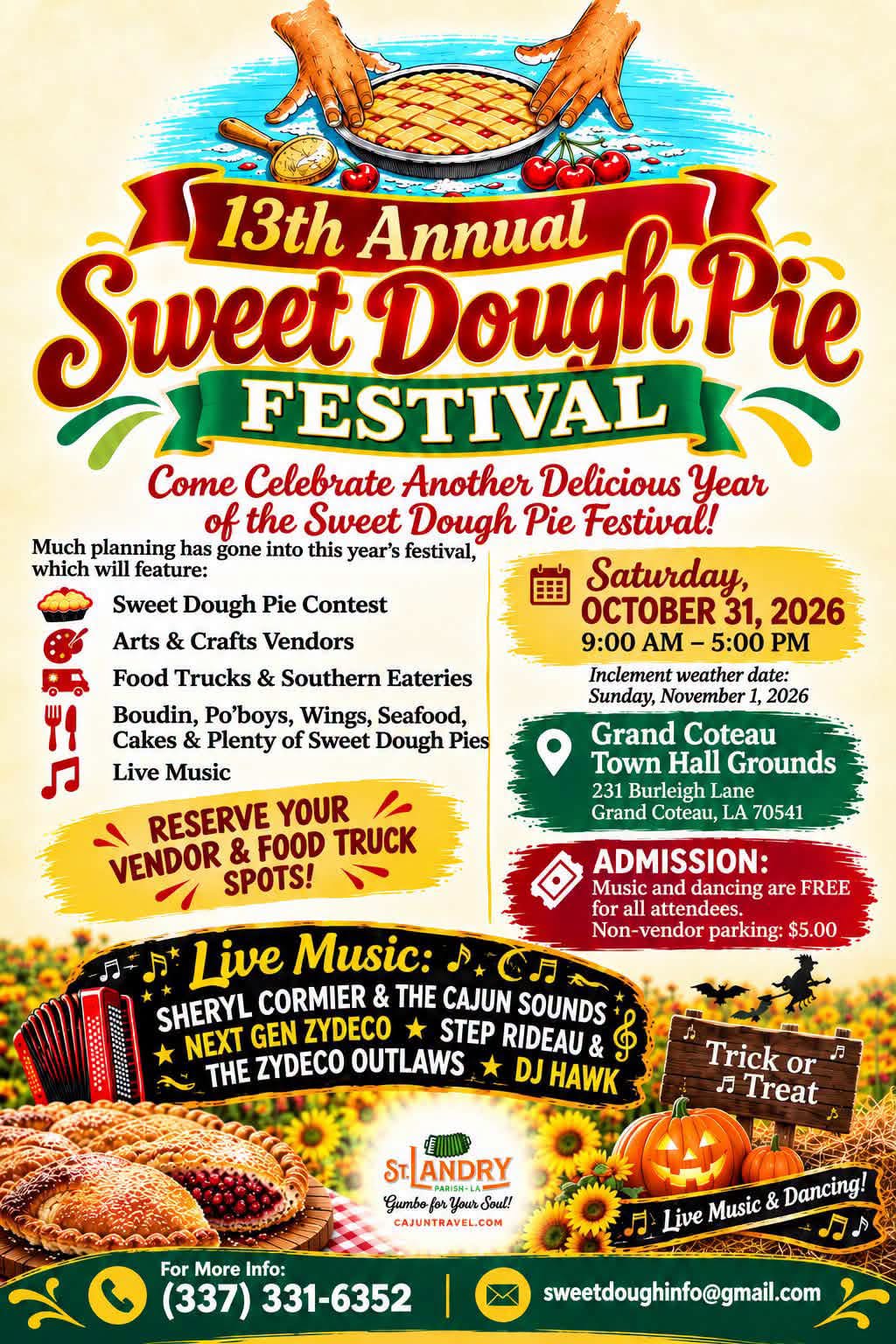 13th Annual Sweet Dough Pie Festival