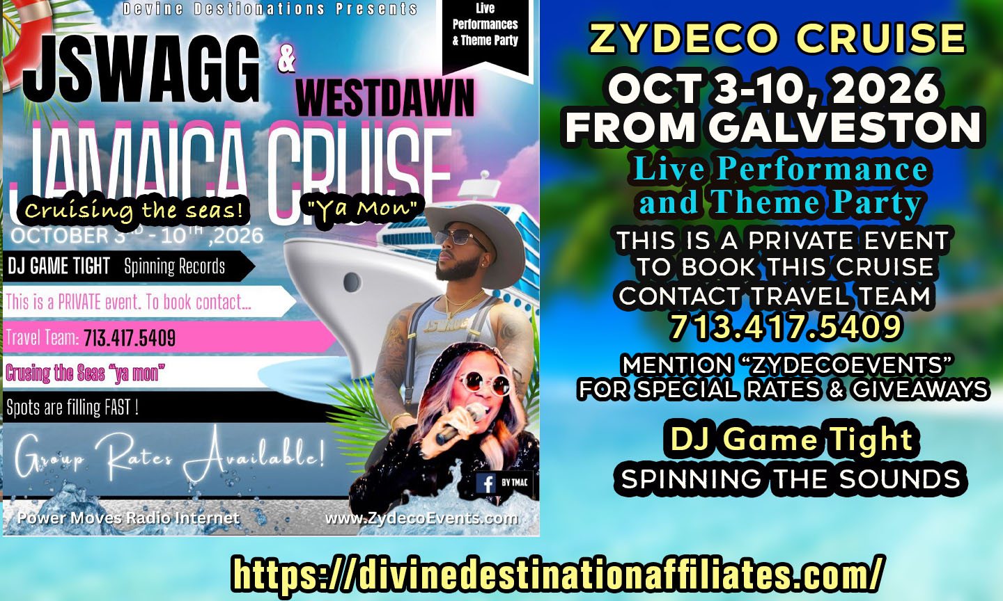 2026 Jamaica Cruise - West Dawn, J-Swagg